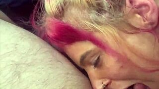 Street hooker drops to knees for deepthroat blowjob then bends over car hood for bareback pounding cum in mouth cleanup