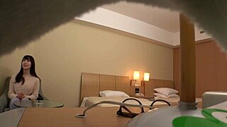japanese milf with huge natural tits cosplays desperately for hotel photoshoots to survive
