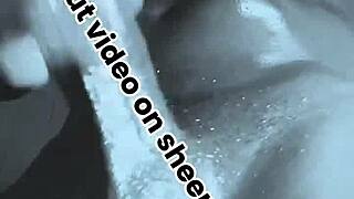 Isn't This Sneak Peek of Horny Hard Masturbation Saga Black and White Teasing?