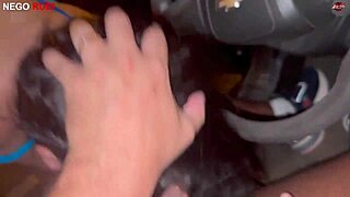 paolla hotwife flashes then takes nego rubi's monster bbc publicly