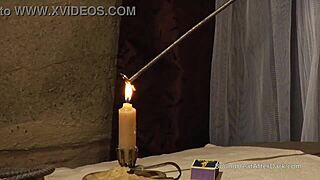 😩 Tied lesbian slave cums hard moaning from mistress fingering big ass tits