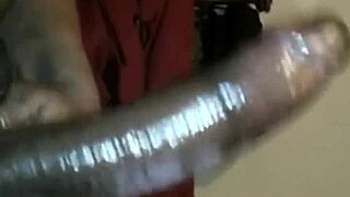 Whoa big black cock surprise with huge cum load shooting everywhere