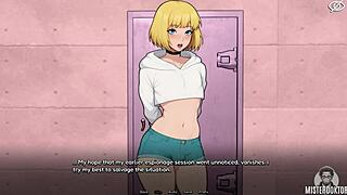 bunkered with femboy 13 in intense shemale ladyboy game play