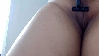 just shaved my hairy pussy super smooth