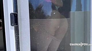 Stepson pounds ebony stepmom relentlessly