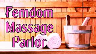 Princess Alilly's Femdom Massage Turns to Spanking Slave Domination