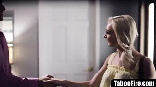 Blonde Housewife Catches Husband Cheating With Young Nanny Leads To Hardcore Threesome