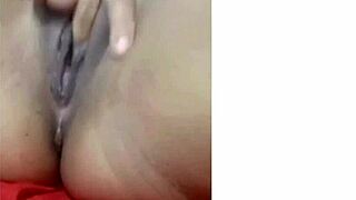 Hubby's cousin hid watching me masturbate so i called him for fun.