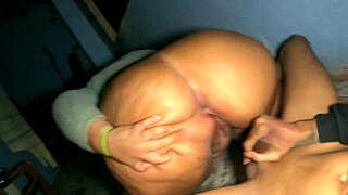 gordinha rabuda caught smoking in panties teasing neighbor gets her fat ass grabbed
