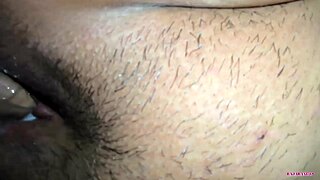 indian wife gets creampie from husband after long time