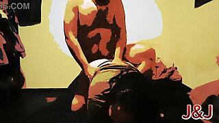 Does my friend sucking my pussy make you want to join us on the bed?