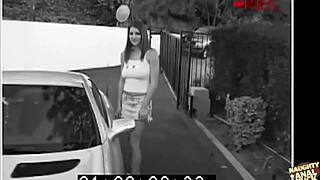 pervy brunette flashes her big saggy tits then bends over for relentless anal assfucking on cam