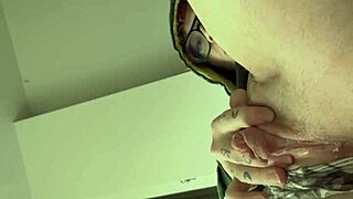 woke up early jerking off hard on my trans pussy crossdressing morning fun