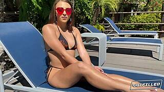 wanna see brunette gia derza's hairy pussy creampied after hard doggystyle fuck?