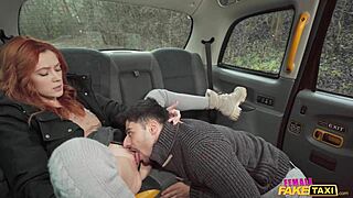 😍 guy with huge tongue makes me cum so hard in this taxi ride! female fake taxi pov