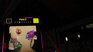i'm like totally checking out this hot girl in the garage during cyberpunk vr sex game