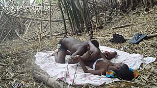 Fiz Amor Na Amazônia: Muscular Asian Bodybuilder Fingers Skinny Partner in Brazilian Forest Full Movie