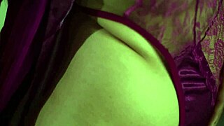 my huge indian ass shakes wildly masturbating in tight purple satin lingerie
