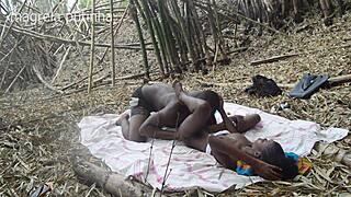Fiz Amor Na Amazônia: Muscular Asian Bodybuilder Fingers Skinny Partner in Brazilian Forest Full Movie