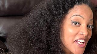 Sascha stages hot cuckquean humiliation with ebony bisexual sluts