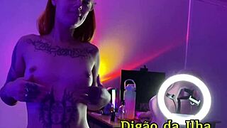 dracarys slut shakes oiled big ass doggystyle on sheer red lingerie holiday