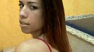 HD Shemale Patricia Sabatine Jerks Massive Hard Cock