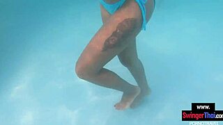 i love watching my thai girlfriend fuck in public pool