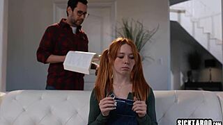 Teen Stepdaughter Madi Collins Fucks Stepdad And Teacher Enjoys Intense Double Penetration