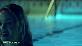 Celebrity babe cums hard from creampie fuck right after her swimming lesson in HD!
