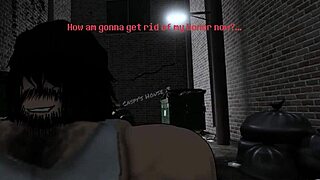 Rich girl sucks homeless monster cock ends up filled with cum for 40 bucks