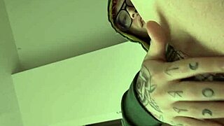 woke up early jerking off hard on my trans pussy crossdressing morning fun