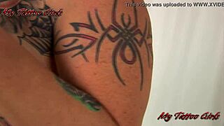 blackwidowxxx shows off full body tattoos and curves!