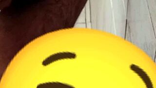i shove my dildo deep till i cum shaking