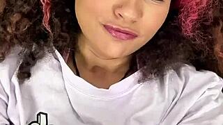 watching this curvy latina's big thick ass burp and fart in leggings turns me on
