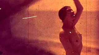 vintage nudists reveal hairy beavers on retro beach outings