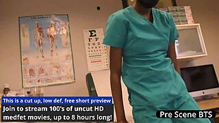 Jewel the night shift nurse grabs her dildo for a solo orgasm fix