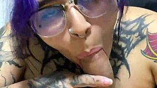 Le Chupo La Verga Gruesa A Mi Vecino Tatuado Hasta El Corri