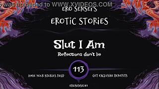 this slut whispers dirty secrets while she fingers herself to orgasm