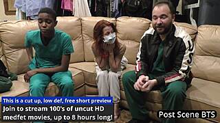 Jewel the night shift nurse grabs her dildo for a solo orgasm fix