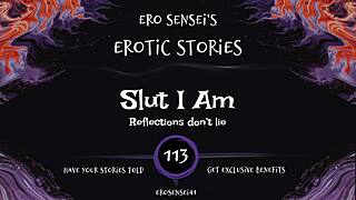this slut whispers dirty secrets while she fingers herself to orgasm