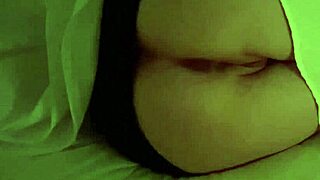 horny arab stepmom sneaks in for taboo bed fuck with her huge natural tits and big ass bouncing