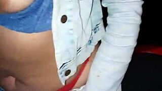 Mi cuñada toda peda y enfiestada abrió las piernas para follar en la calle me corrí dentro de su coño caliente