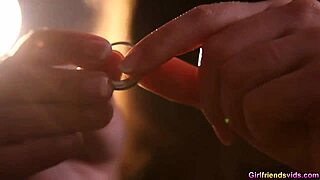 wanna see petite brunette belle noire's big tits jiggle while fingering her wet teen pussy?