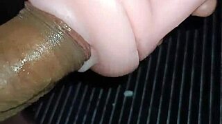 Kissy sucks cock then gets pussy creampied after desk quickie