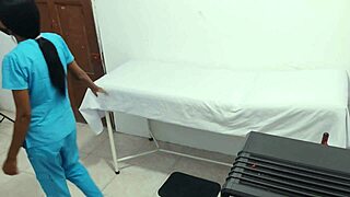 slutty latina and ebony nurses seduce patient into steamy hospital fuck session