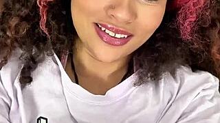 watching this curvy latina's big thick ass burp and fart in leggings turns me on