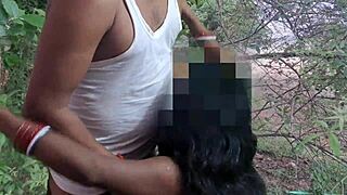 desi santhali bhabhi fucked hard outdoors by muscular stud