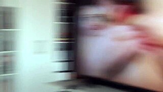 i stroke my milf pussy hard watching taboo anal porn then bend over for mommy's big cock creampie