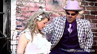 Sunny Lane in wonderland cosplay fucked by monster cock with cumshot on tits?