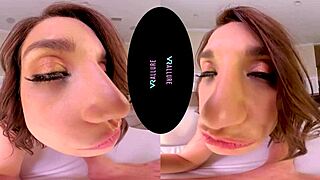 VRAllure Sneak Peek at Teen Masturbating Pussy with Toys in Secret
